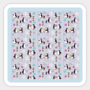 Penguin Pattern Sticker